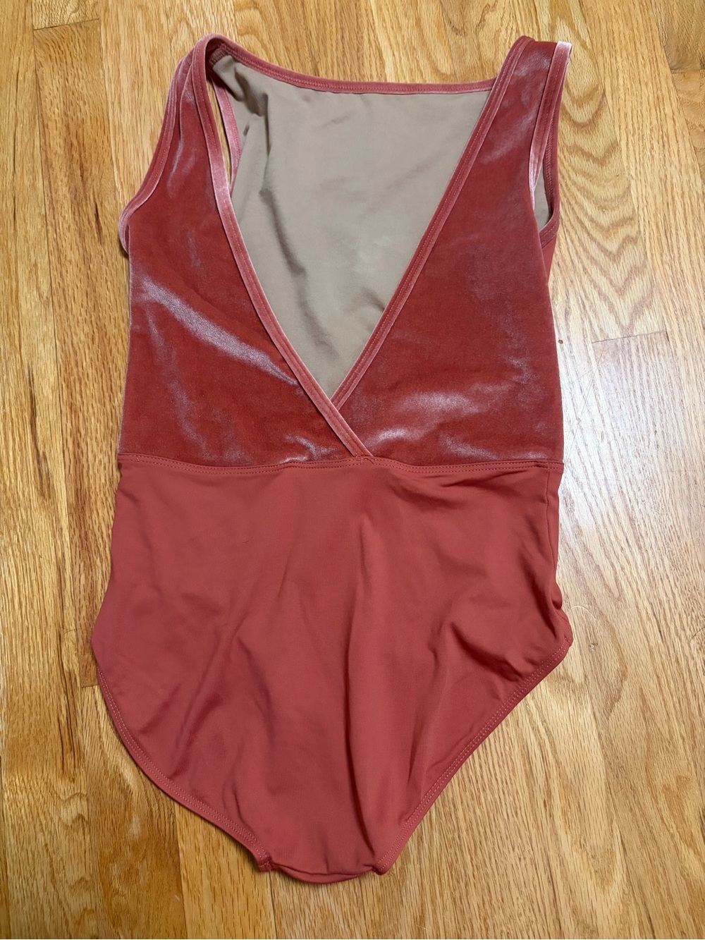 Rusty Rose Tank Leotard - Picture 2 of 4